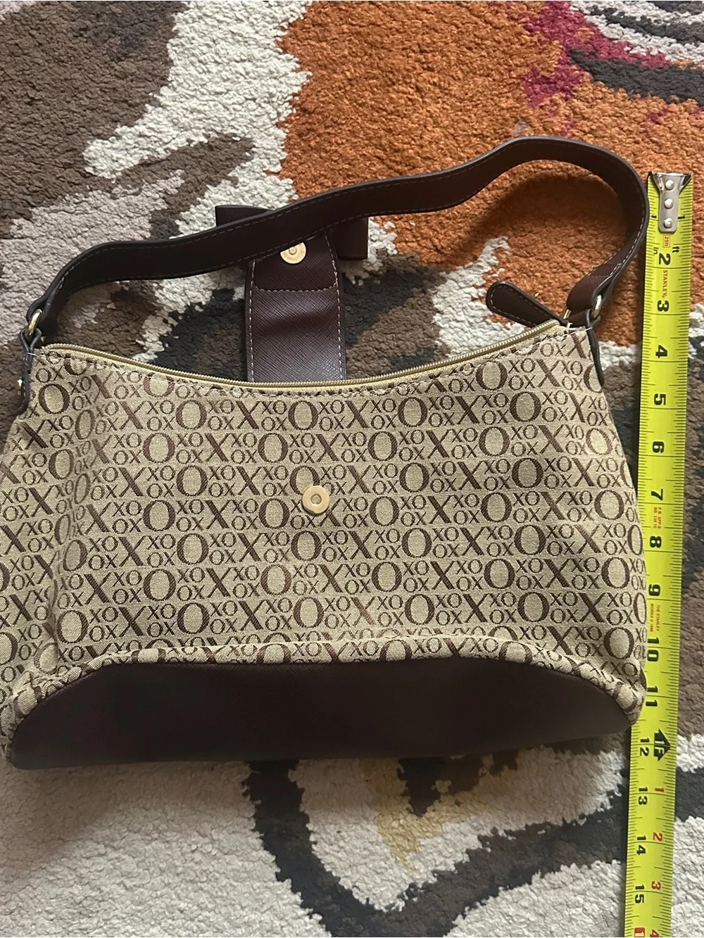 XOXO Y2K Monogram Shoulder Bag Brown